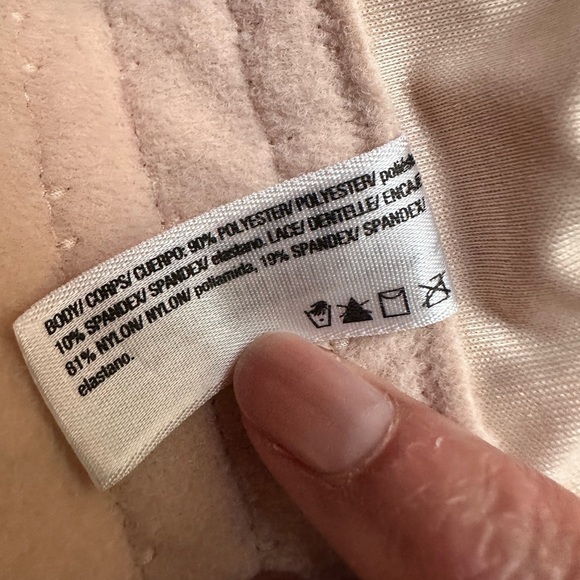 Maidenform BRA 38D Beige Women's Wireless SE0015 Strapless Side Boning 5473 Y - Picture 7 of 12